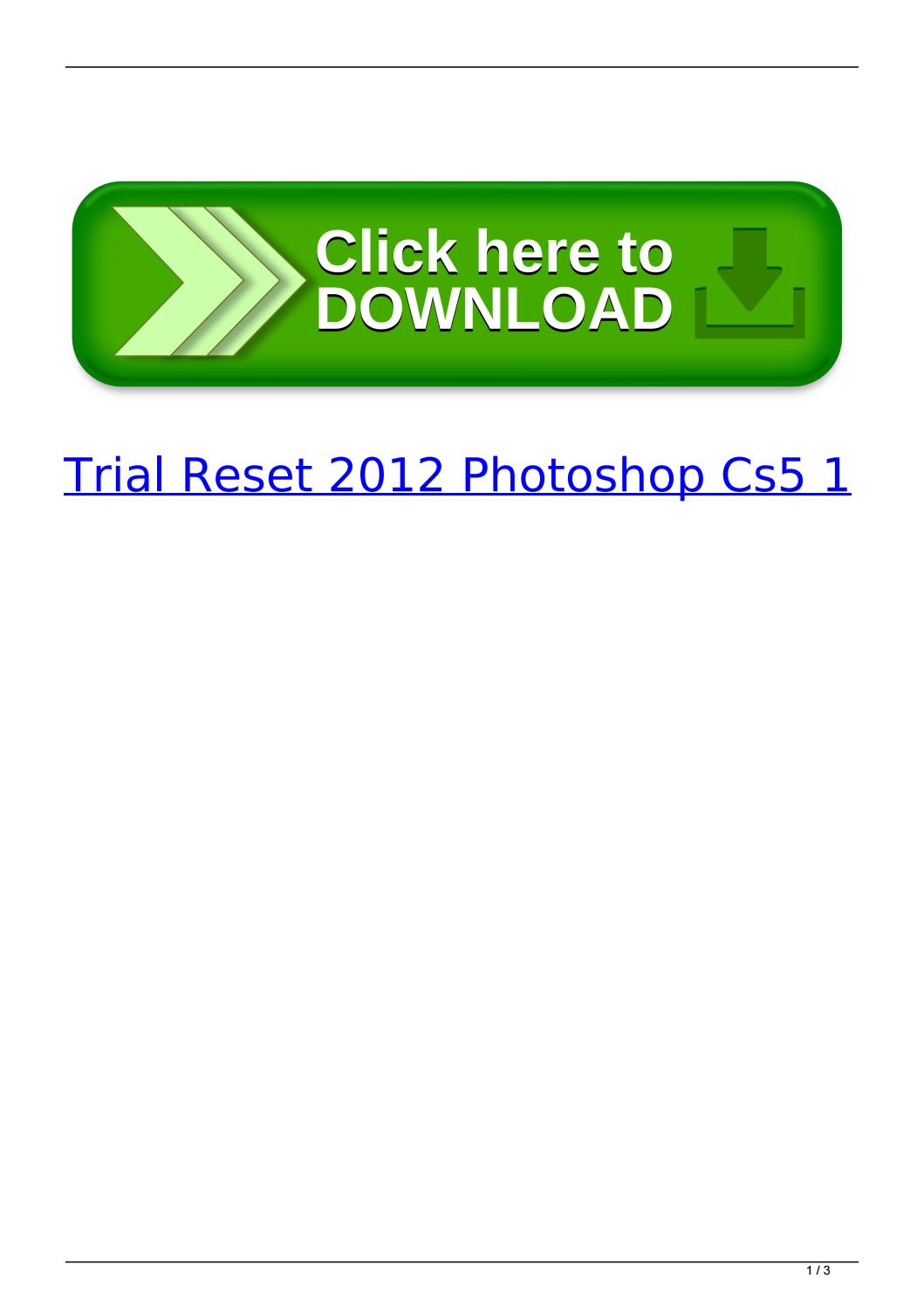 Adobe Photoshop Cs5 Trial Mac Download